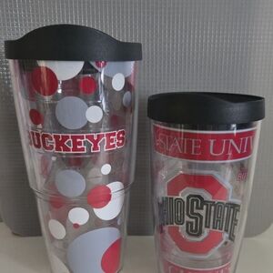 Ohio State Buckeyes Tervis Tumblers 16oz  & 24oz with lids